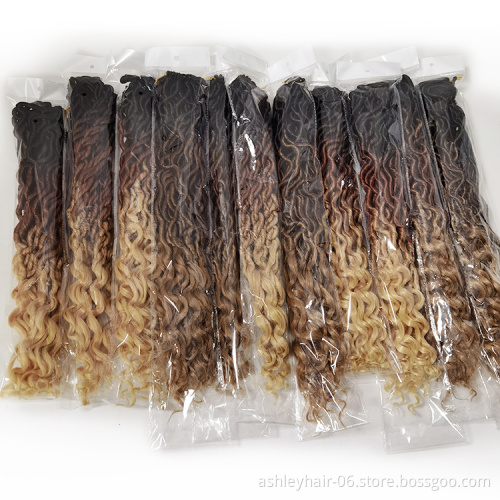 Julianna 36Inch Hot Quality Cheap Price Fashionable Synthetic Wholesale Goddess Faux Locs Crochet 36Inch Gypsy Locs Hair